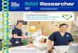 RAH Researcher · 2020. 10. 13. · you to all donors to the RAH Research Fund. The RAH is an internationally renowned centre for orthopaedic research and this research and opportunities
