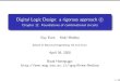 Digital Logic Design: a rigorous approach chyde.eng.tau.ac.il/Even-Medina/Annotated-Slides/comb-sl.pdfTruth tables can be implemented by a ROM (e.g., lookup tables, FPGAs) SOP Boolean