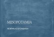 Mesopotamia...Religion The leaders of Mesopotamia were not seen as gods but representatives of the gods Mesopotamians believed in a large variety of gods, each represented creative