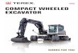 TW85 COMPACT WHEELED EXCAVATOR - Maskiner ASThe Terex® TW85 compact wheeled excavator is a reliable and technically superior wheeled excavator. The machine is designed to simplify