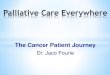The Cancer Patient Journey · 2014. 12. 18. · Anti-emetics, and anti-diarrheal agents-Aprepitant GCSF Pain control-opiates, gabapentinoids, steroids Anxiety-canniboids, benzodiazepines