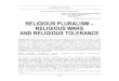RELIGIOUSPLURALISM– RELIGIOUS WARS AND RELIGIOUS …scindeks-clanci.ceon.rs/data/pdf/0023-5164/2013/... · DUŠAN PAJIN. 45 AJIN sometimes inflicted within the same religious traditions