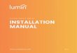 Lumin Smart Panel INSTALLATION MANUAL · ELECTRICIAN INTRODUCTION Welcome! The Lumin Smart Panel (LSP) is a stand-alone product that extends the capability of an existing circuit
