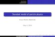 Standard model of particle physics - uni-graz.atuxh/teaching/presentations14/... · 2014. 5. 5. · Introduction Prerequisites Standard model Historical background About 400 BC for
