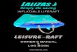 INFLATABLE LIFERAFT · 2020. 1. 28. · Take out the painter line marked fabric cover valise and pull out approximately 2 me-ters of painter line. Attach the painter line to a solid