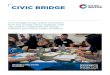 CIVIC BRIDGE - Cities of Service · 2020. 6. 30. · SERVICE CITIZEN ENGAGEMENT MODEL Civic Bridge exemplifies the Cities of Service citizen engagement model. The model helps leaders