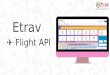 Etrav's B2B Flight Booking API
