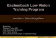 Eschenbach Low Vision Training Program · print. An Eschenbach #1552 System Vario stand magnifier seems to be the right choice. Will this stand magnifier provide the needed power