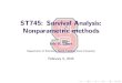 ST745: Survival Analysis: Nonparametric methodseblaber/L5.pdfST745: Survival Analysis: Nonparametric methods Eric B. Laber Department of Statistics, North Carolina State University