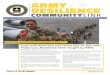 COMMUNITYLINK THE ARMY RESILIENCE ......Bastogne Spouses Receive Resilience Training By Mia Robinson, Army Resilience Directorate Being a military spouse is not for the faint of heart