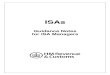 ISAs - Guidance Notes for ISA Managers · 2015. 8. 13. · 08/2015 3 GUIDANCE NOTES FOR ISA MANAGERS These notes provide general guidance for ISA managers on how to operate the ISA