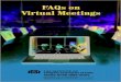 FAQS ON VIRTUAL MEETINGS - ICSIvi CONTENTS S.No. Particulars Pg. No. 1 Meetings through Video Conferencing and Other Audio Visual Means (VC / OAVM) 1 2 Meaning of Video Conferencing