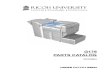 G179 PARTS CATALOG - Distrivisa | Distribuidor Oficial Ricoh · 2016. 9. 16. · interest of Ricoh Americas Corporation and its member companies. NO PART OF THIS DOCUMENT MAY BE REPRODUCED