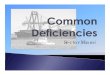 MIAR Common Deficiencies.ppt · 2017. 10. 12. · `Water oil or exhaust leakageWater, oil or exhaust leakage `Fuel lines not double jacketed `Fuel line leaks `Dripping from the lines