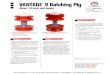 VANTAGE V Batching Pig - T.D. Williamson...Description. Options Features. VANTAGE. V Batching Pigs are multi-use pigs designed for batching, displacing and light cleaning of pipelines