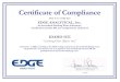 Certificate of Compliance - Edge Analytical...Certificate of Compliance This is to certify that EDGE ANALYTICAL, Inc., An Accredited Drinking Water Laboratory, Certification number