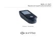 MA-5 QC Spectrophotometer - X-Rite · Hereby, X-Rite, Incorporated, declares that this model is in compliance with the essential requirements and other relevant provisions of Directive(s)