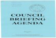 COUNCIL B EFING - Dallas Meeting... · 2017. 5. 12. · General Information. The Dallas City Council regularly meets on Wednesdays beginning at 9:00 a.m. in the Council Chambers,