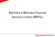 Mahindra & Mahindra Financial Services Limited (MMFSL) · 2020. 11. 24. · Provisioning Coverage Ratio 59.0% 61.0% 61.7% 61.8% Credit Losses (charged to P&L )1 1.6% 2.3% 2.6% 2.8%
