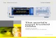 The world’s most trusted OSAs - Yokogawa · 2020. 4. 13. · The AQ6370 series OSAs have built-in analysis functions to characterize WDM systems, optical fiber amplifiers, different