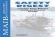 Safety Digest 3/04 · 2020. 3. 30. · 5. Routine Maintenance Causes Engine Failure – Are Your Instructions Adequate? 18 6. Another Near Miss! – Coaster and Fishing Vessel 20