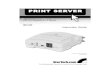 PRINT SERVER · 2012. 8. 28. · 3 Introduction Thank you for purchasing a StarTech.com one-port 802.11b wireless print server. This external USB (PM111UW) or parallel (PM111PW) print