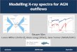 Modelling X-ray spectra for AGN outflows · 2009. 5. 13. · Stuart Sim •Preliminary grid of models (Sim et al. 2008) –Explored M wind, d, r in, –Limited to highest ionization