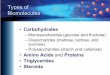 Types of Biomolecules · 2020. 10. 11. · Types of Biomolecules ... peptide bonds would be called a polypeptideor often just a peptide. •If the polypeptide has more than about