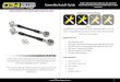 DENSITY LINE ADJUSTA Assemble/Install Guide VOLKSWAGEN GOLF/JETTA… · A3/S3/RS3, & MKIII AUDI TT/TTS/TTRS (MQB) Step 10 Align the bolt holes of 034Motorsport Density Line Adjustable