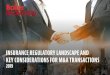 INSURANCE REGULATORY LANDSCAPE AND KEY ......The Insurance Business Act of Japan (IBA), however, allows either type of insurance company to operate other insurance business through