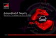 Automotive IoT Security - GSMA · 2018. 3. 7. · gSmA AUTOMOTIVE I oT SECURITY gSmA AUTOMOTIVE I oT SECURITY P.1 Automotive iot Security countering the moSt common formS of AttAck
