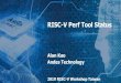 RISC-V Perf Tool Status...2019/03/10  · Andes Technology 2019 RISC-V Workshop Taiwan Taking RISC-V ® Mainstream 2 Outline Big picture: perf record RISC-V perf Current status, and