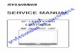 SERVICE MANUAL electrónicadiagramas.diagramasde.com/otros/SYLVANIA LD370SS8.pdfSafety Precautions for LCD TV Circuit 1. Before returning an instrument to the customer, always make