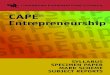 CAPE® Entrepreneurship Syllabus, Specimen Paper and Mark …cxc-store.com/media/samplepdfs/9780230482944_preview.pdf · 2021. 5. 25. · SYLLABUS SPECIMEN PAPER MARK SCHEME SUBJECT