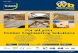 For all your Timber Engineering Solutions · 2021. 3. 17. · For all your Timber Engineering Solutions Spandrel Panels A cost effective alternative to blockwork party walls affording