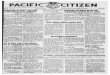 PACIFIC CITIZEN · 2000. 8. 31. · PACIFIC CITIZEN Vol.38 No. 13 March26,1954 258E.FirstSt,LosAngeles12,Calif. 10cents 'oAmbassadorn100th sinArms',newbook Infantrytobepublished ByLAWRENCENAKATSUKA
