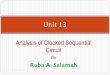 Unit 13 - الصفحات الشخصيةsite.iugaza.edu.ps/rsalamah/files/2018/01/unit13All.pdf · 2018. 4. 9. · Assume an initial state of the flip-flops (all flip-flops reset to