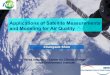 Applications of Satellite Measurements and Modeling for Air Quality · 2020. 2. 6. · evident by SCIAMACHY, but the adjoint inversion does mixed features Natural a priori NOx emissions