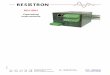 RESISTRON · 2020. 9. 9. · General information RES-5011 Page 3 of 59 1 General information This RESISTRON temperature controller is manufac-tured according to DIN EN 61010-1. In