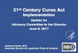21st Century Cures Act Implementation