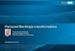 Personal Banking's transformation