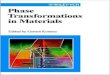 Phase Transformations in Materials