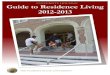 Guide to Residence Living 2012-2013