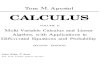 Calculus Vol.2 - Multi-Variable Calculus and Linear Algebra with
