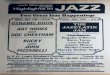 Highlights in Jazz Concert 130 - The Jazz Latin JamJAM Paquito D'Rivera Steve Turre Lew Soloff Junior Mance Michel Camilo Sm!th N.Y.U. Loeb Student Center Tickets: $9.00 566 LaGuardia