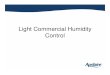 Light Commercial Humidity Control