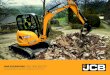 MINI EXCAVATORS 8025, 8030, 8035 ZTS · Note: JCB LIVELINK and JCB Premier Cover may not be available in your region, so please check with your local dealer. 8 8025, 8030, 8035 ZTS