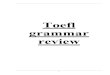 Toefl Grammar Review! Version Mar2001
