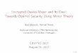 Encrypted Davies-Meyer and Its Dual: Towards Optimal Security Using Mirror Theory