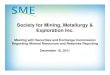 Society for Mining, Metallurgy & Exploration Inc